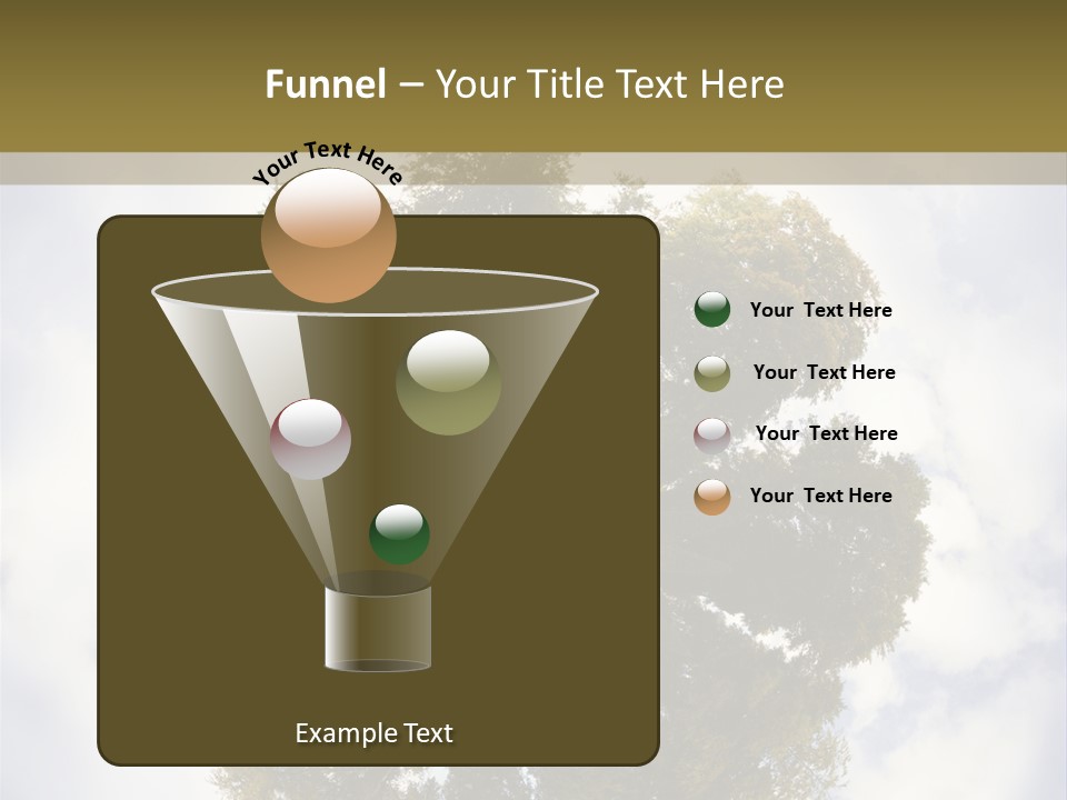Round Park PowerPoint Template