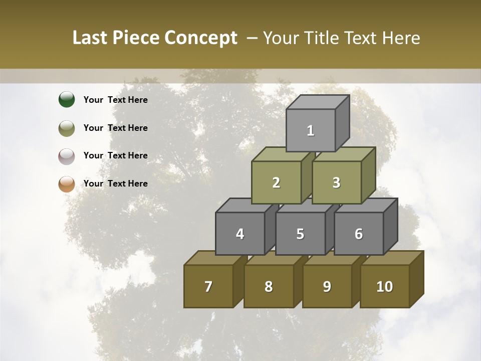 Round Park PowerPoint Template