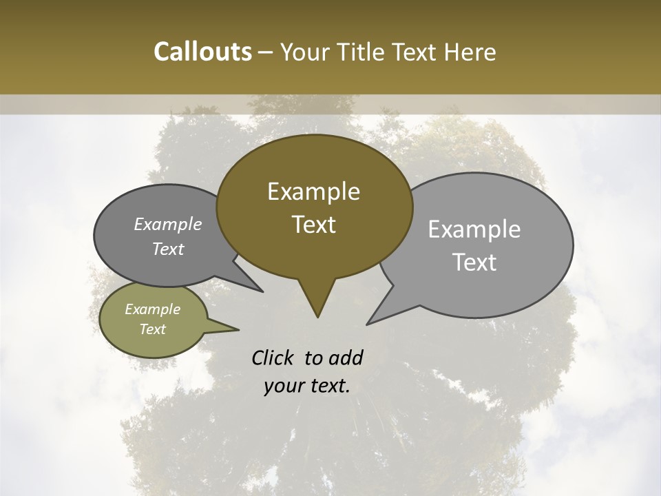 Round Park PowerPoint Template