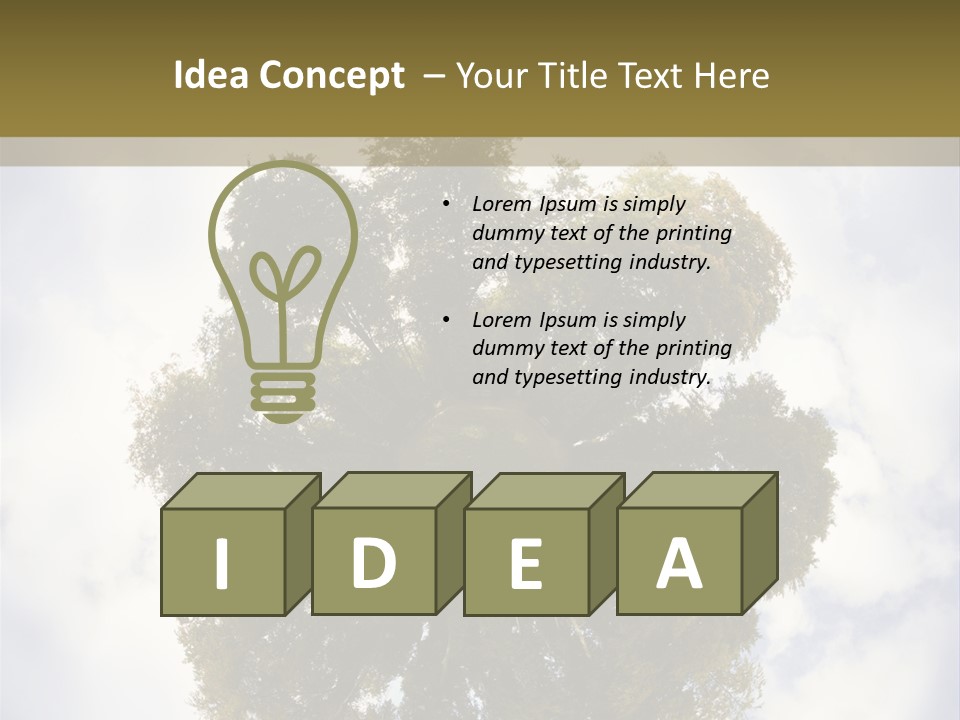 Round Park PowerPoint Template