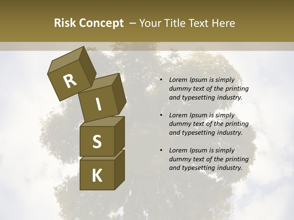 Round Park PowerPoint Template