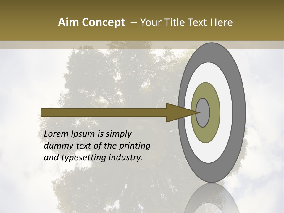 Round Park PowerPoint Template