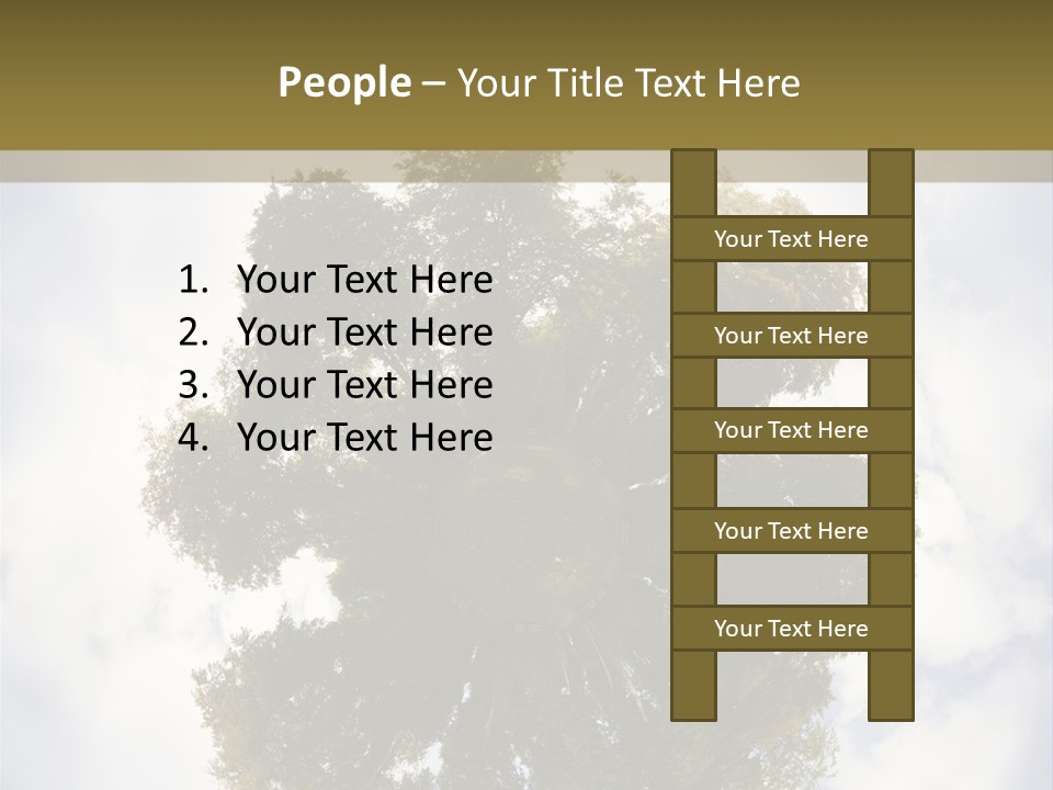 Round Park PowerPoint Template