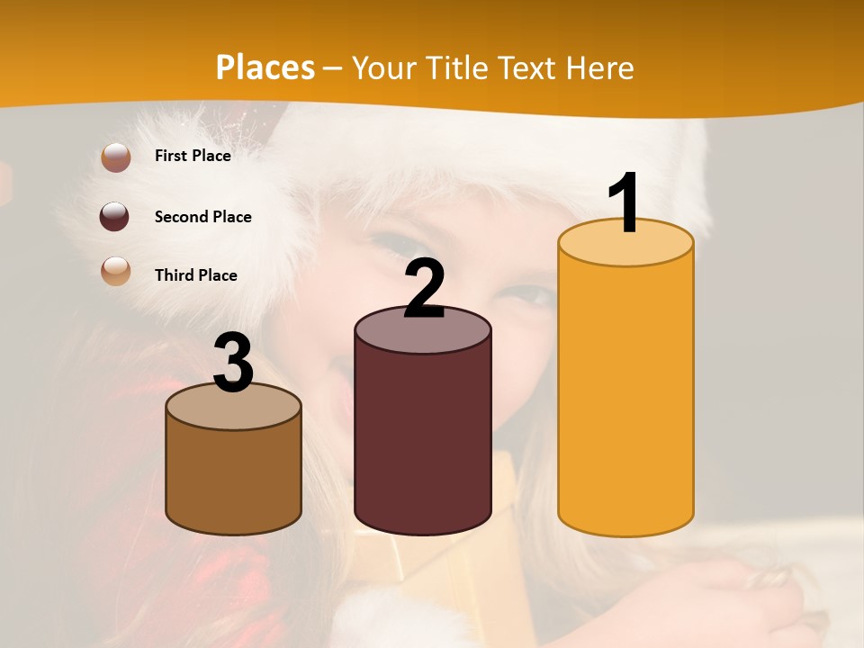 Christmas Girls PowerPoint Template