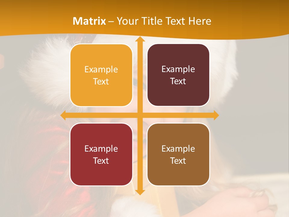 Christmas Girls PowerPoint Template