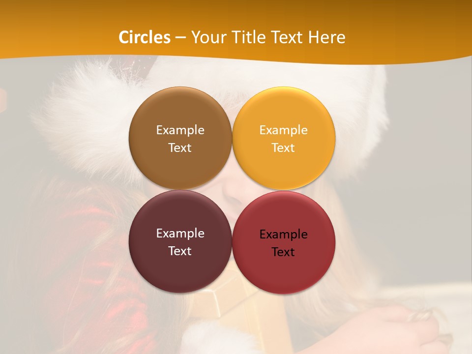 Christmas Girls PowerPoint Template