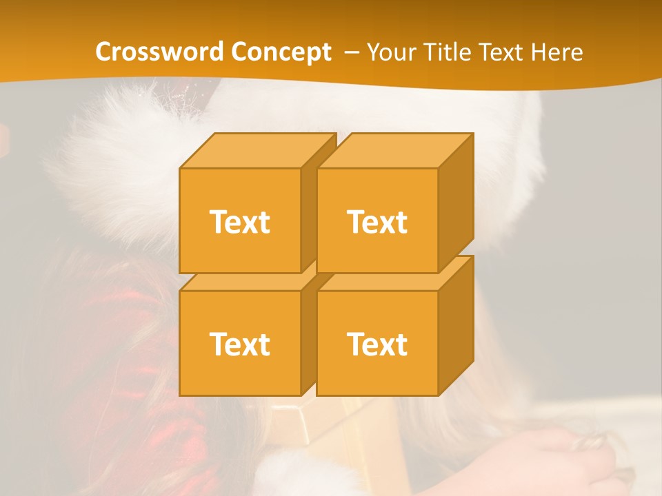 Christmas Girls PowerPoint Template