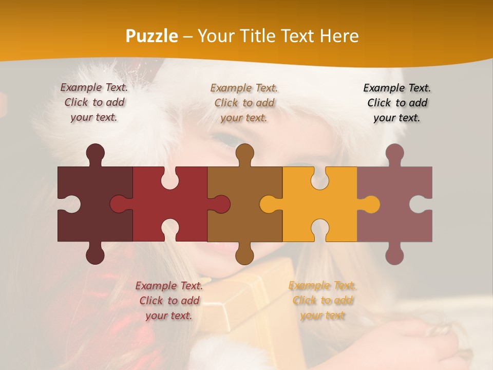 Christmas Girls PowerPoint Template