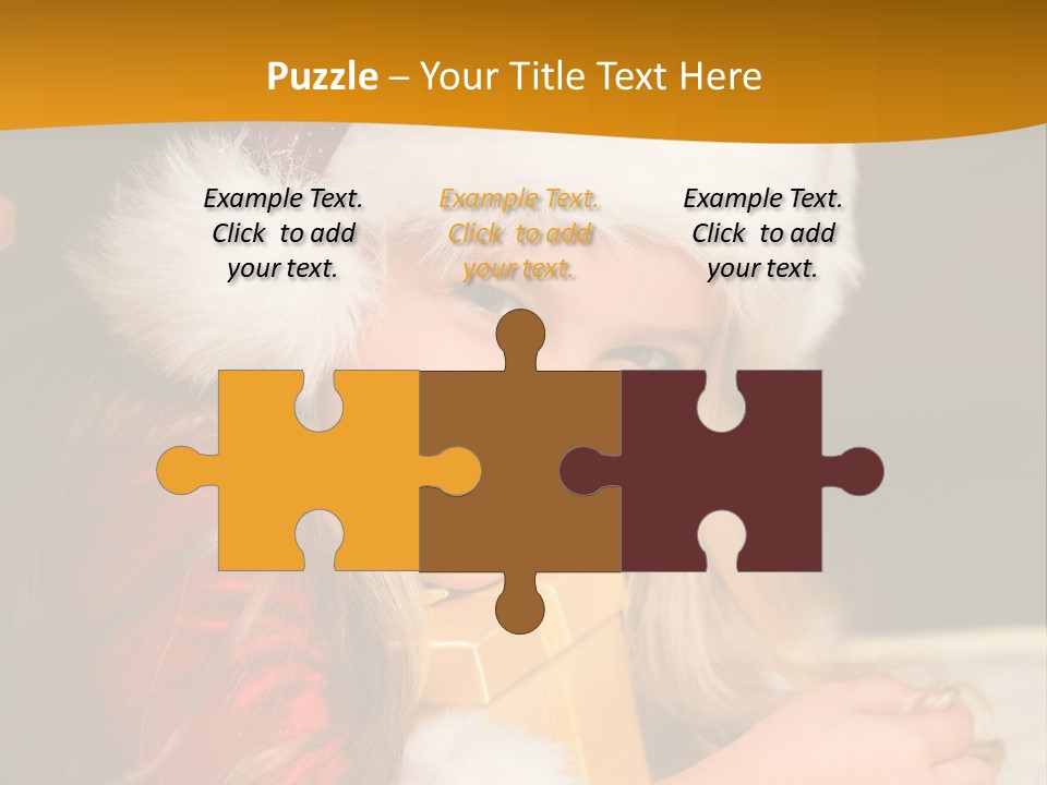 Christmas Girls PowerPoint Template