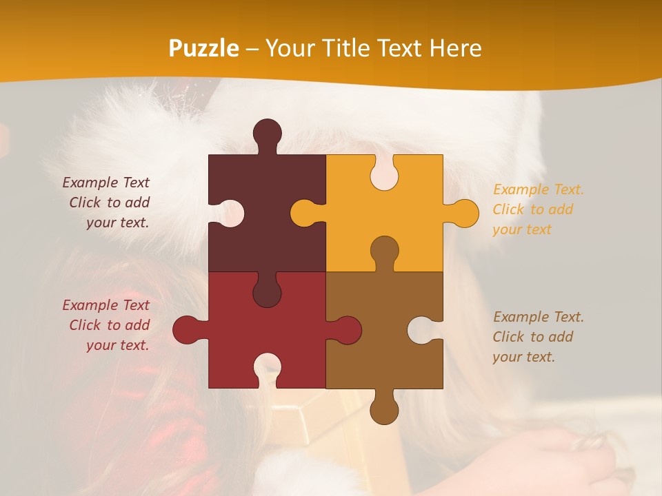 Christmas Girls PowerPoint Template