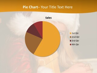 Christmas Girls PowerPoint Template