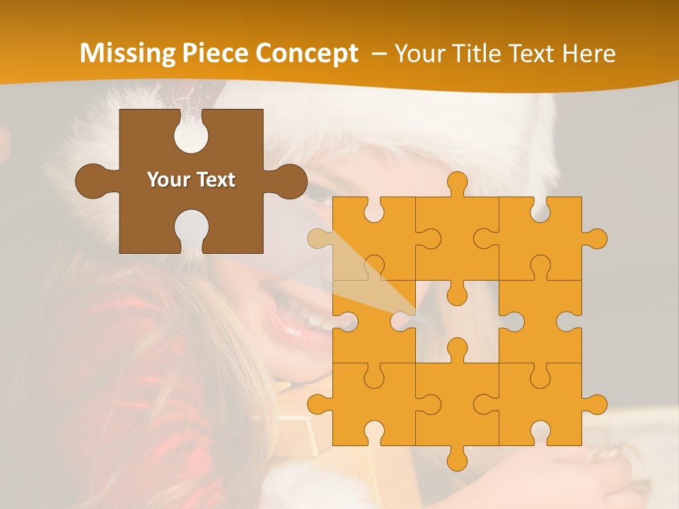 Christmas Girls PowerPoint Template