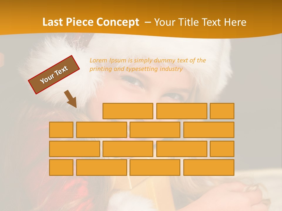 Christmas Girls PowerPoint Template