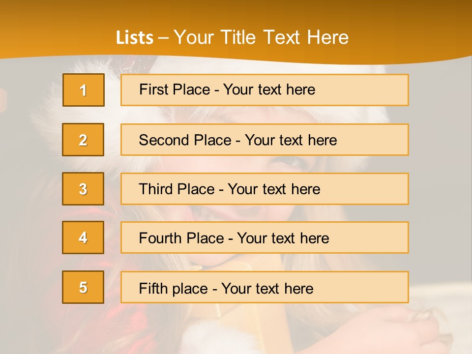 Christmas Girls PowerPoint Template