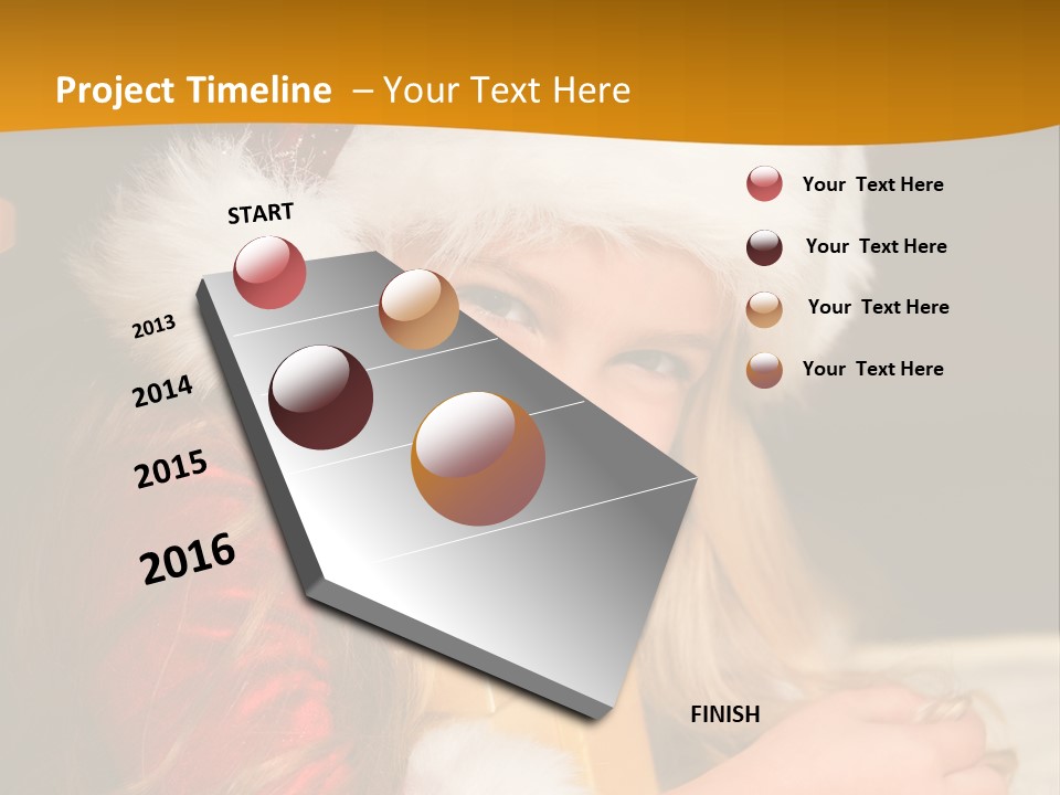 Christmas Girls PowerPoint Template