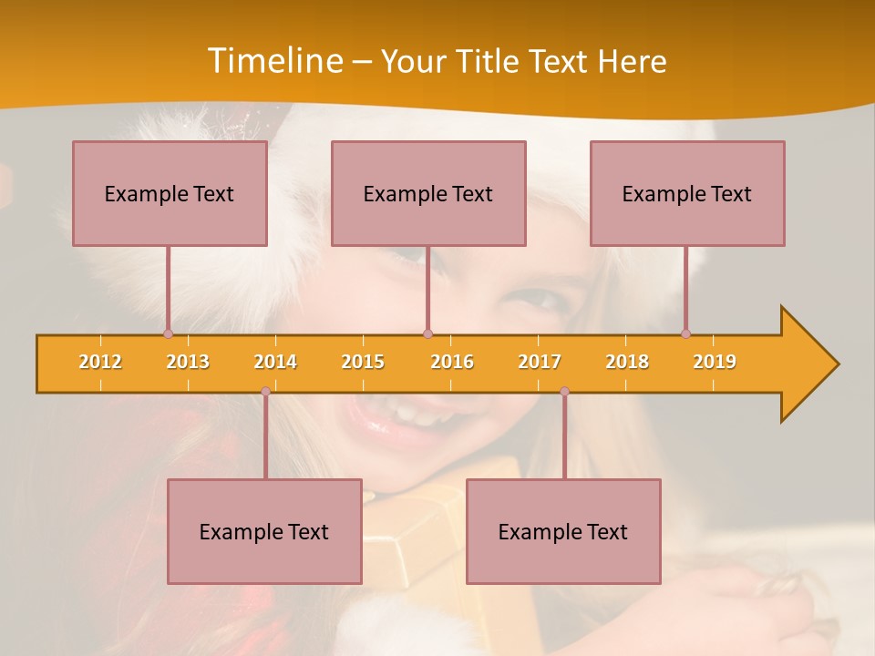 Christmas Girls PowerPoint Template