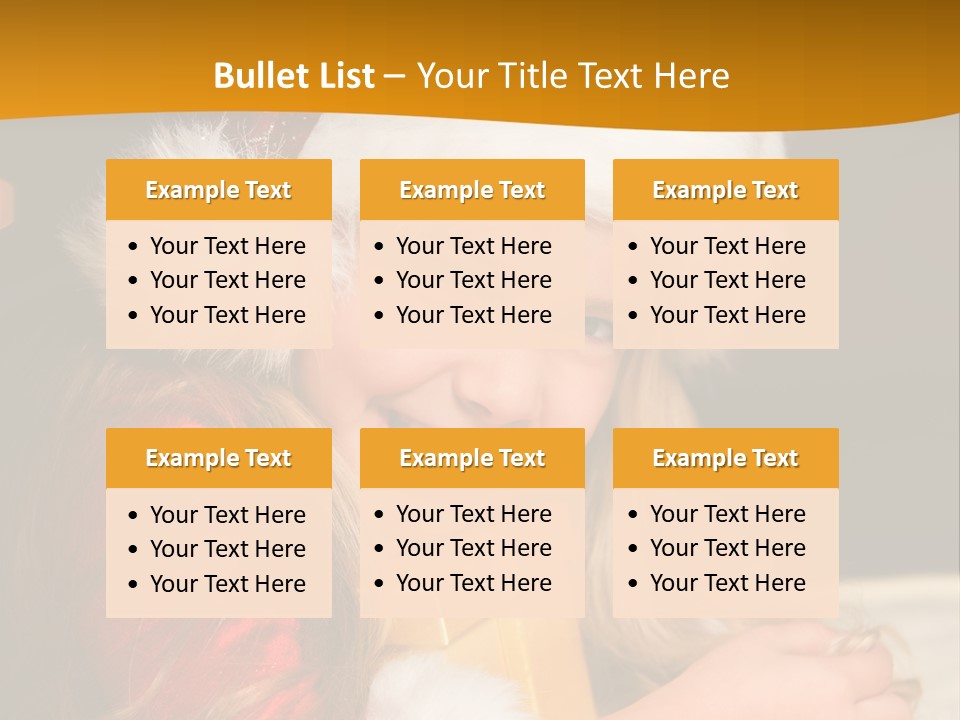 Christmas Girls PowerPoint Template