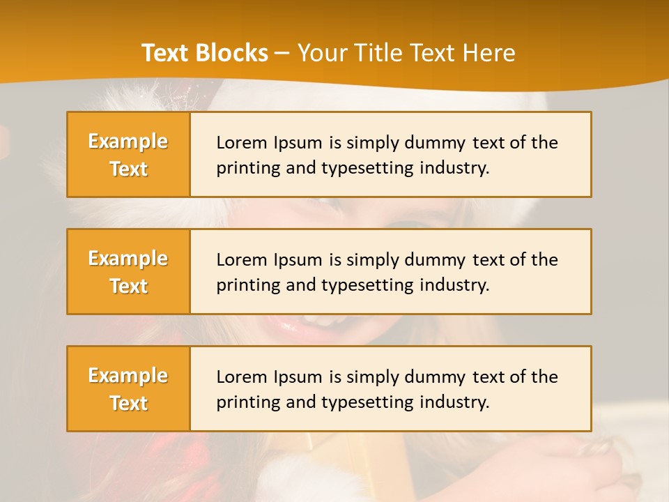 Christmas Girls PowerPoint Template