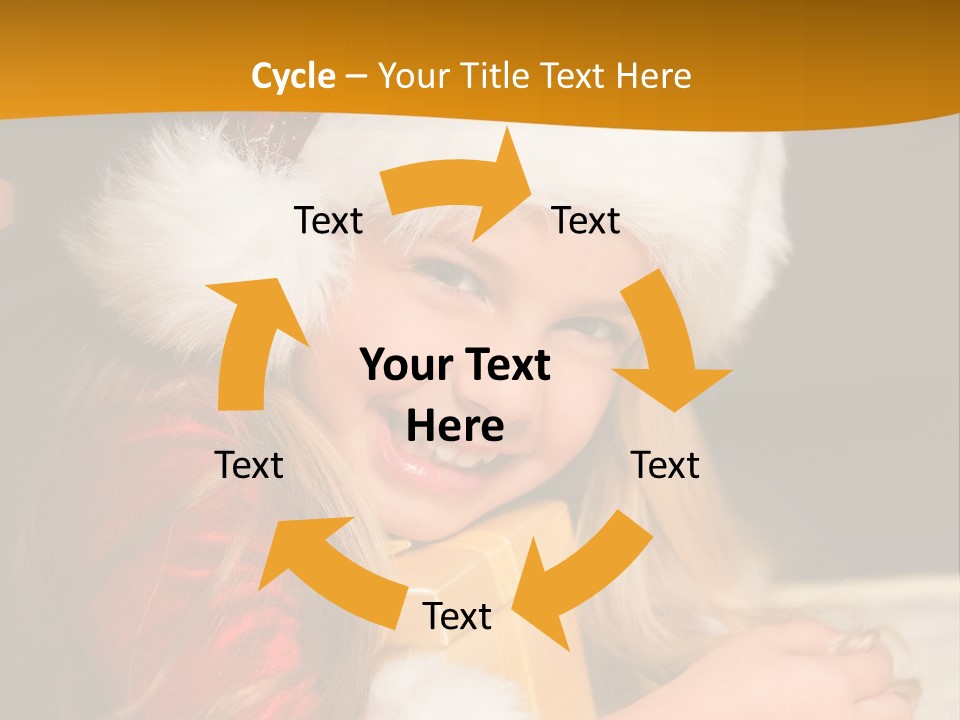 Christmas Girls PowerPoint Template