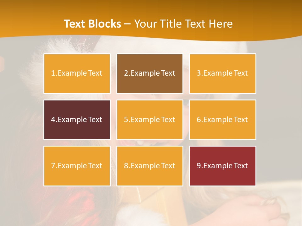 Christmas Girls PowerPoint Template