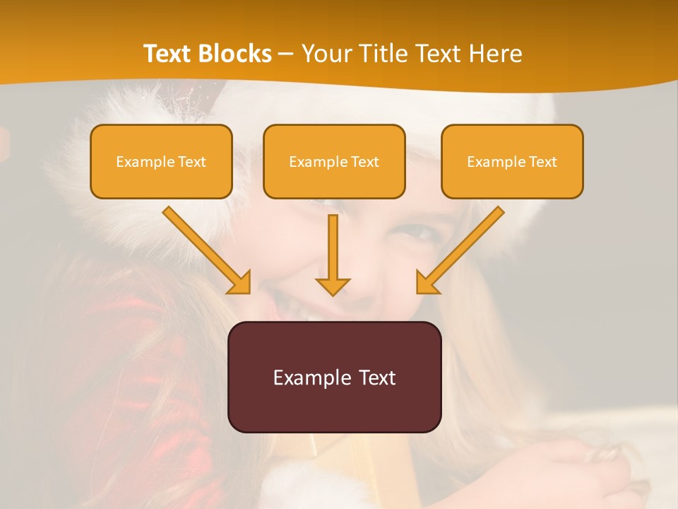 Christmas Girls PowerPoint Template