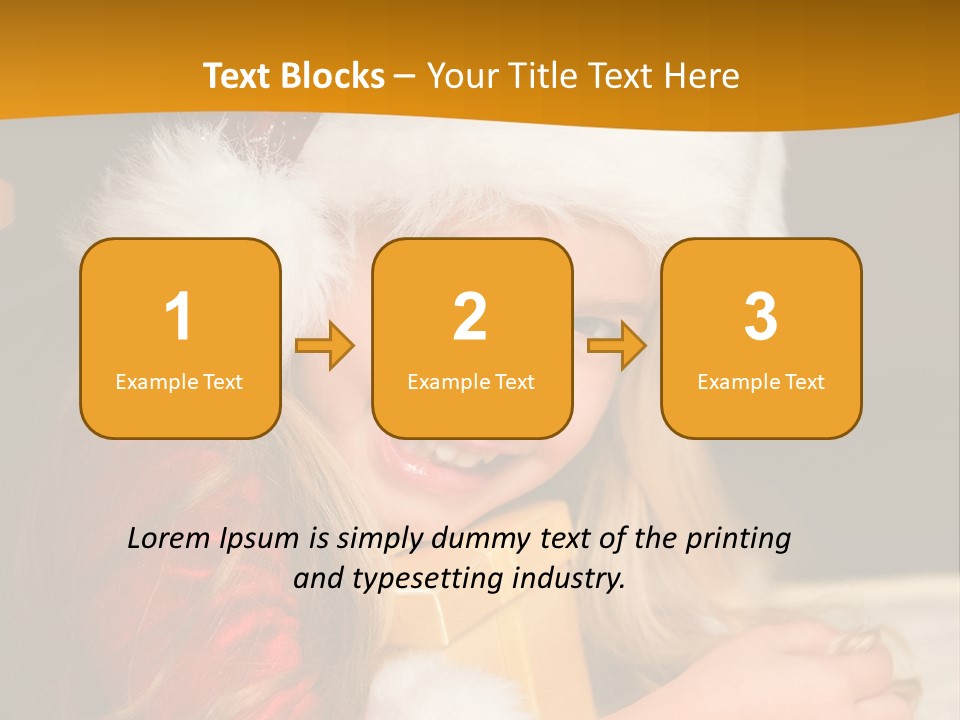 Christmas Girls PowerPoint Template