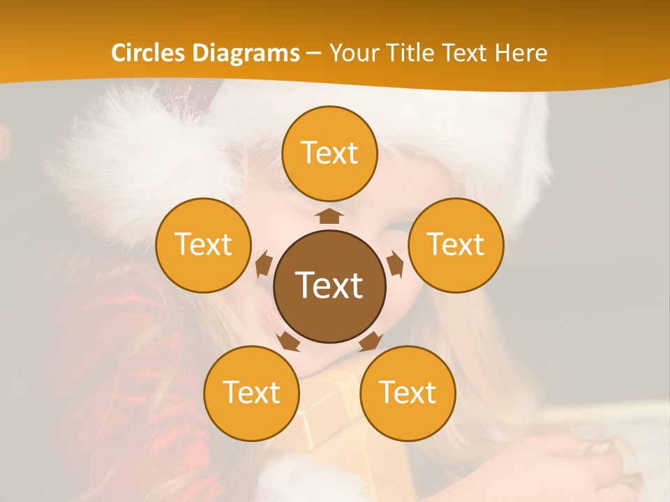 Christmas Girls PowerPoint Template