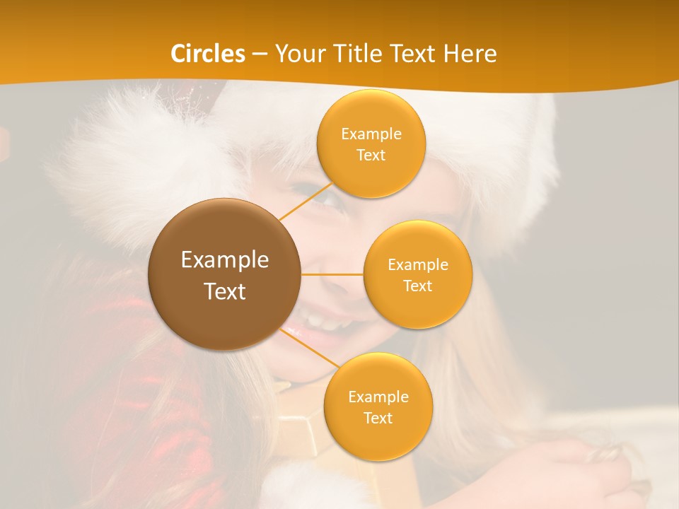 Christmas Girls PowerPoint Template