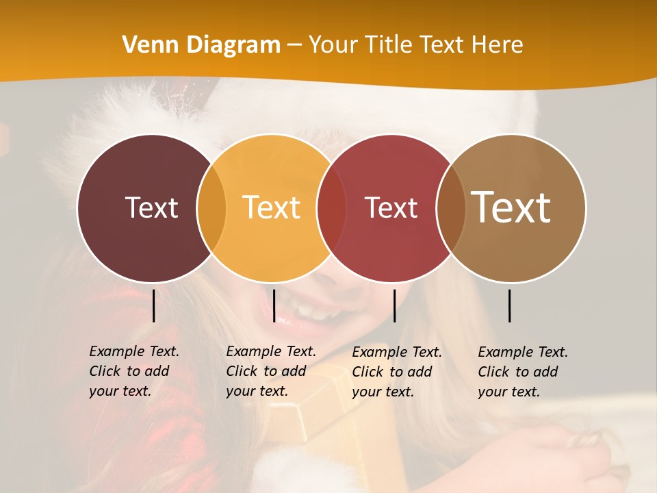 Christmas Girls PowerPoint Template