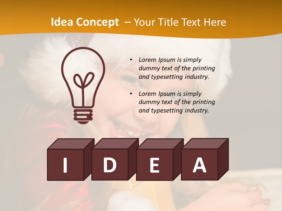 Christmas Girls PowerPoint Template