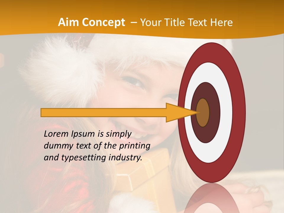 Christmas Girls PowerPoint Template