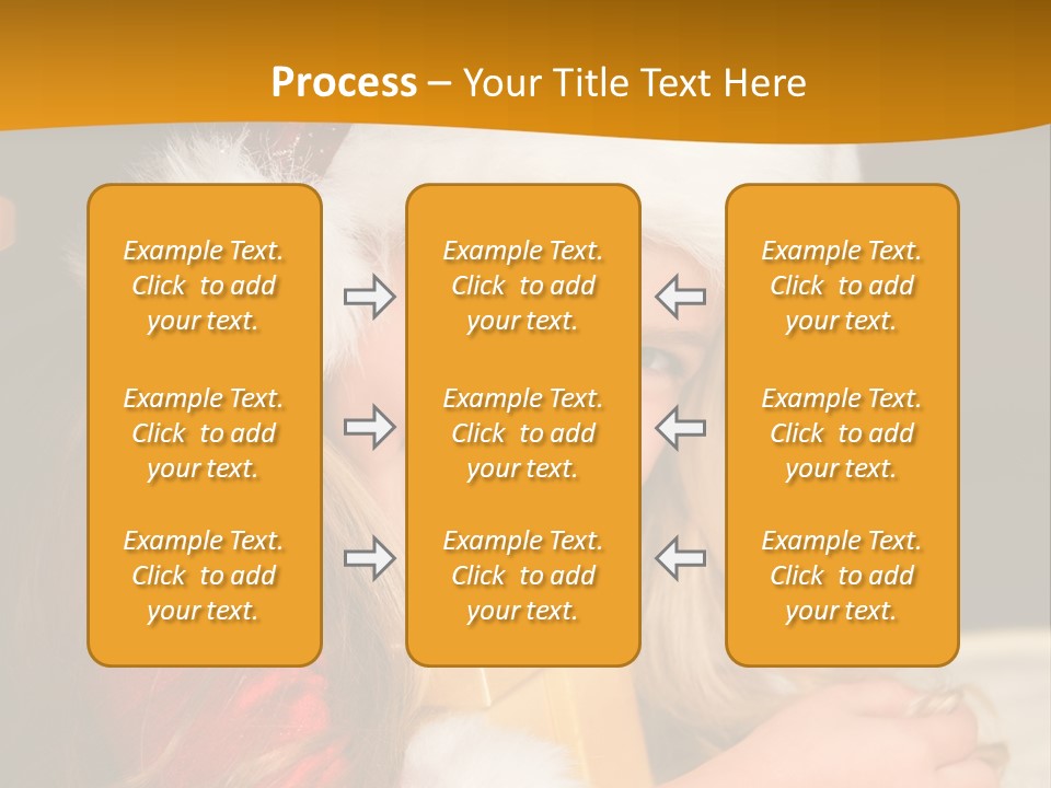 Christmas Girls PowerPoint Template