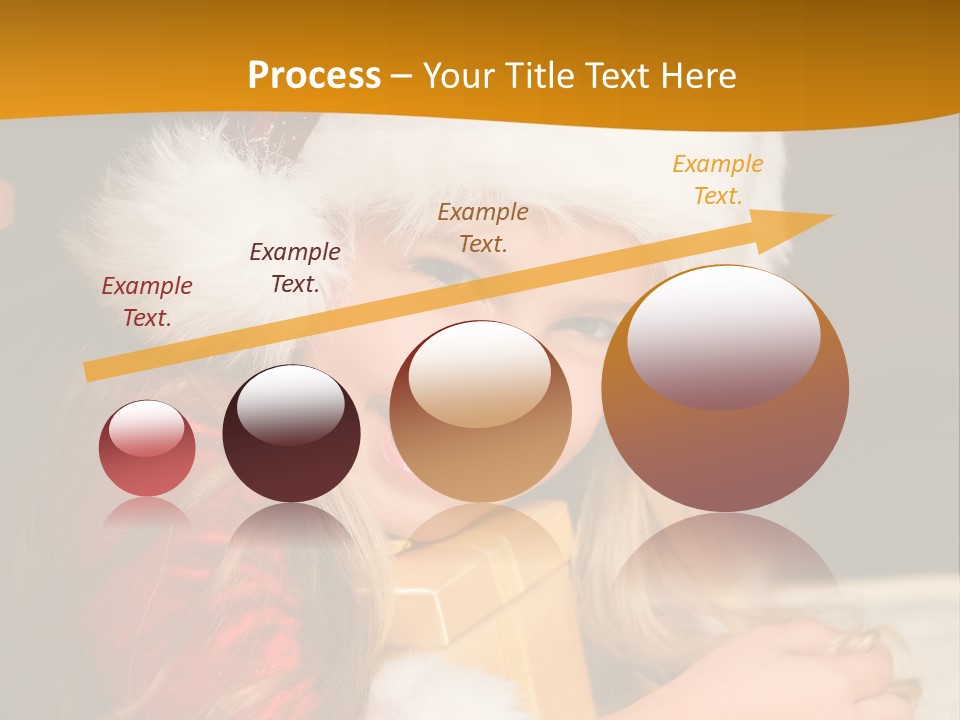 Christmas Girls PowerPoint Template