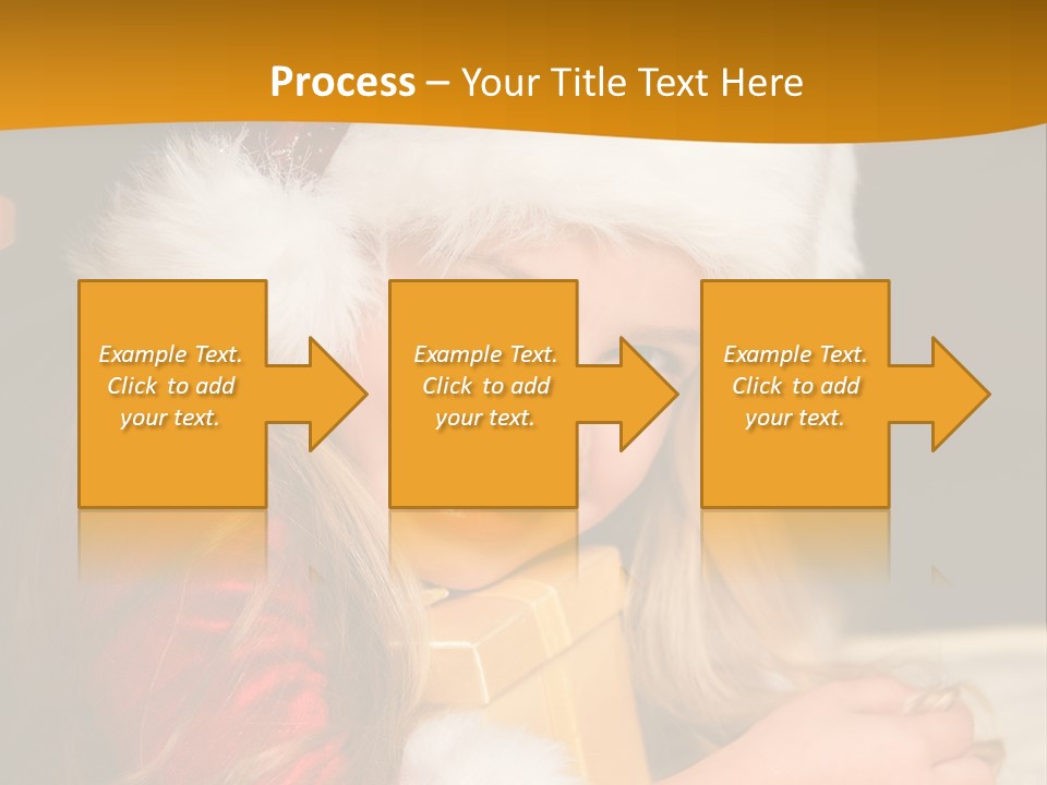 Christmas Girls PowerPoint Template