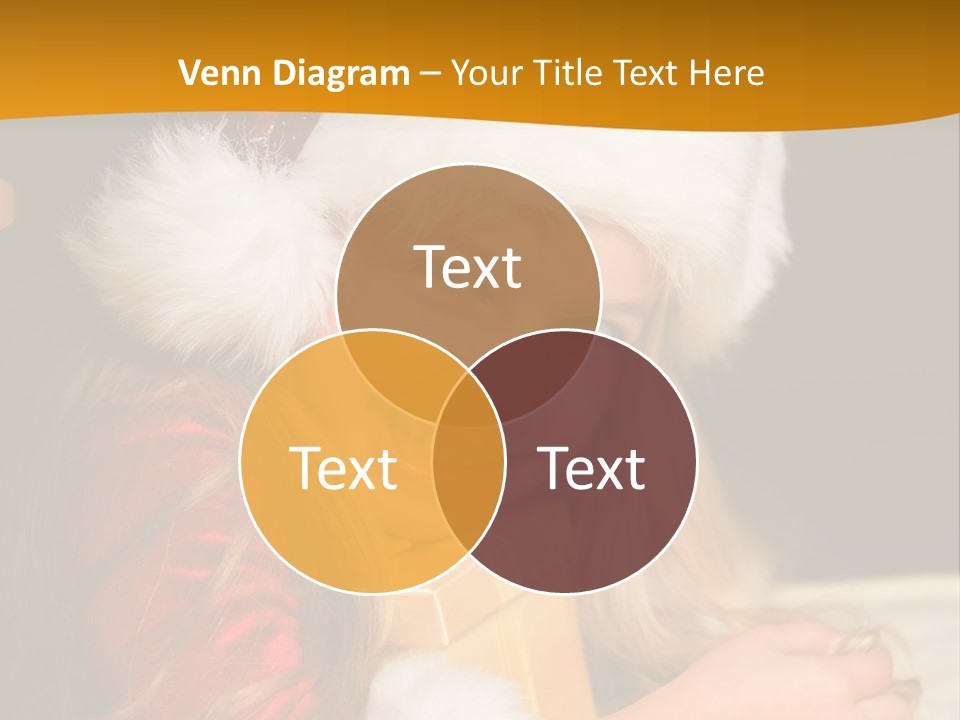 Christmas Girls PowerPoint Template