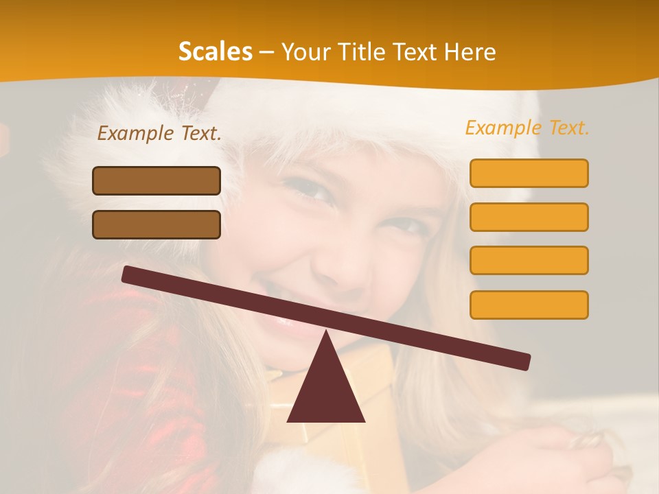 Christmas Girls PowerPoint Template