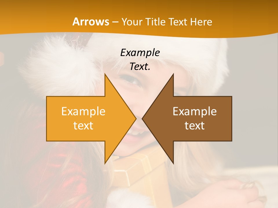 Christmas Girls PowerPoint Template