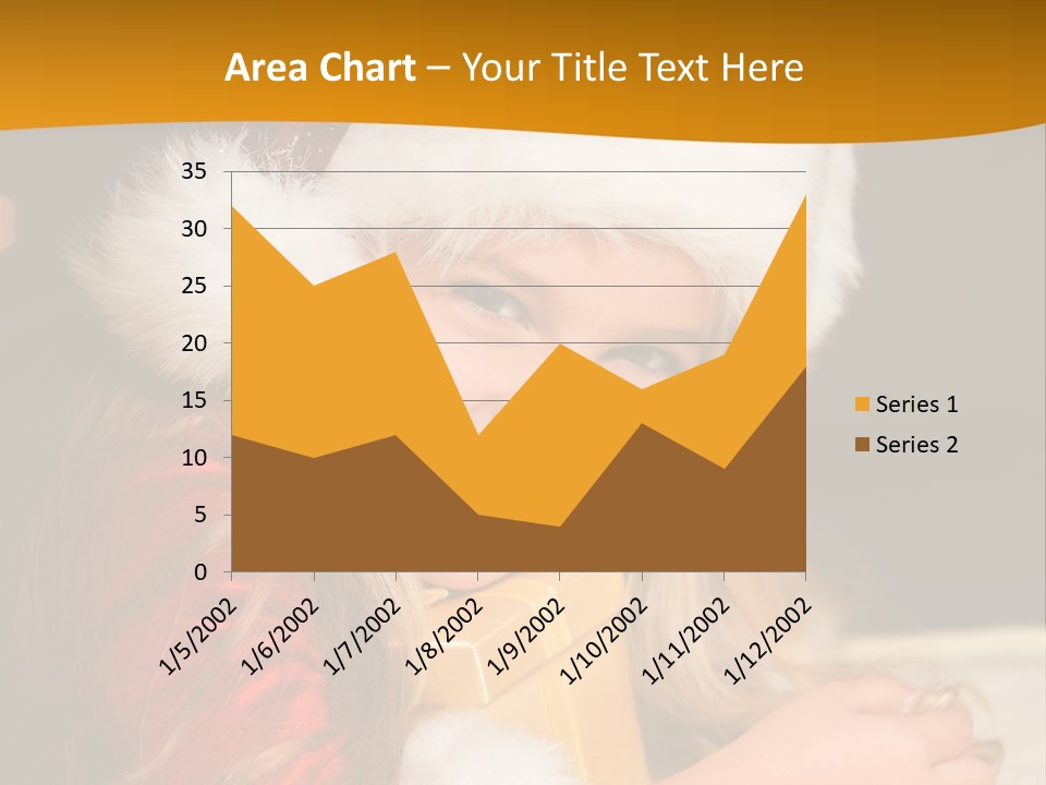 Christmas Girls PowerPoint Template