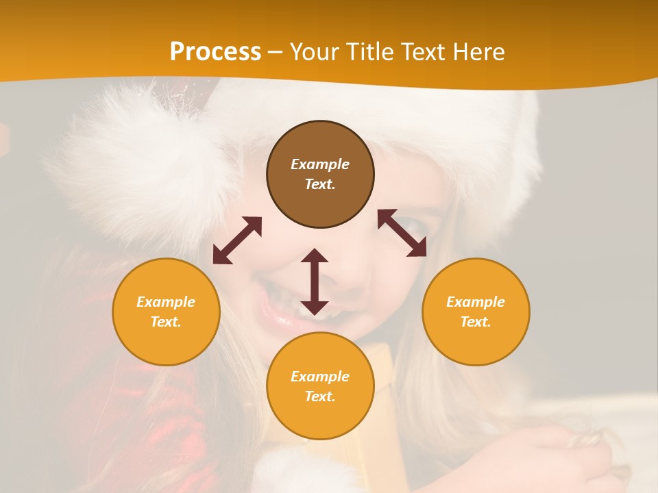 Christmas Girls PowerPoint Template