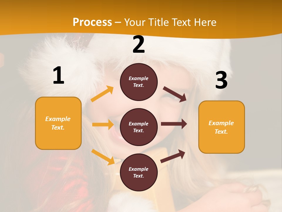 Christmas Girls PowerPoint Template