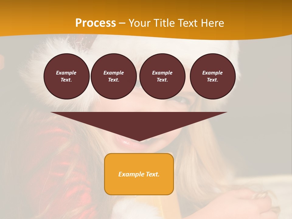 Christmas Girls PowerPoint Template