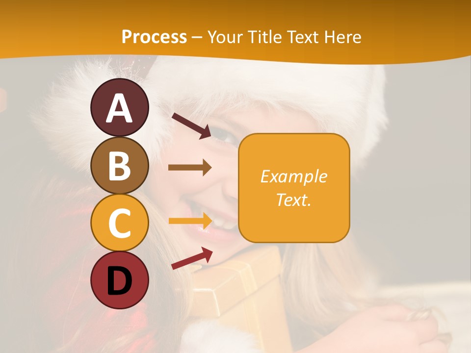 Christmas Girls PowerPoint Template