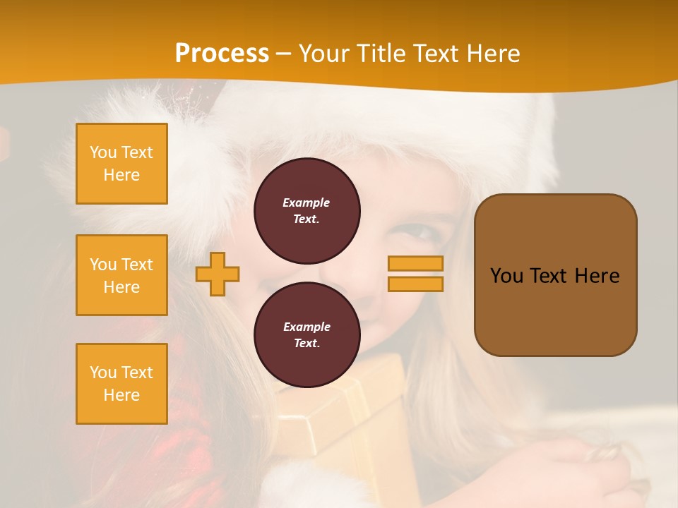 Christmas Girls PowerPoint Template