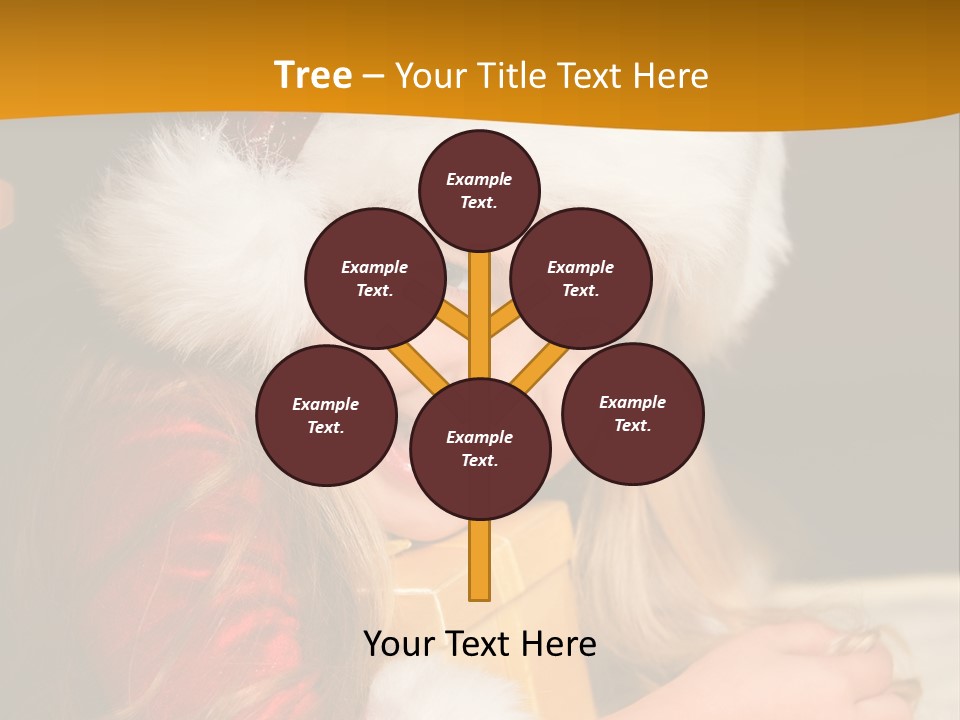 Christmas Girls PowerPoint Template