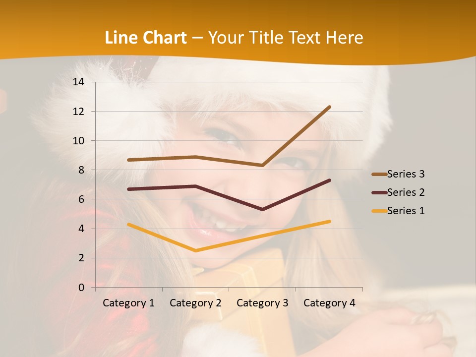 Christmas Girls PowerPoint Template