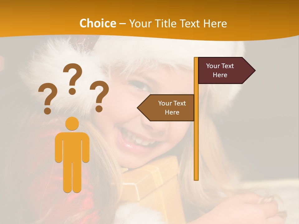 Christmas Girls PowerPoint Template