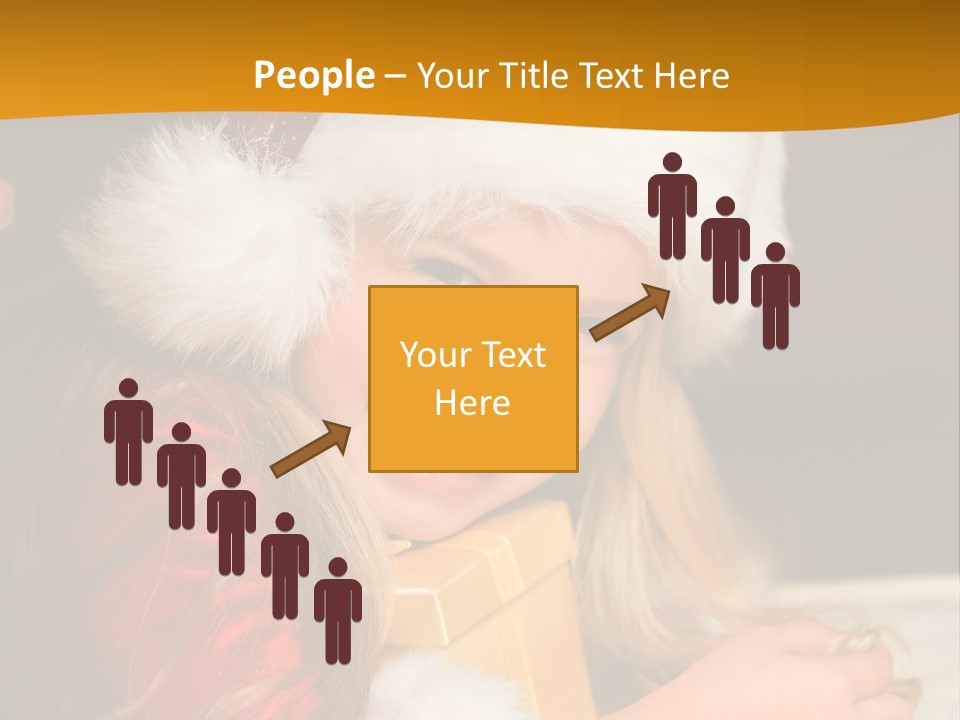 Christmas Girls PowerPoint Template