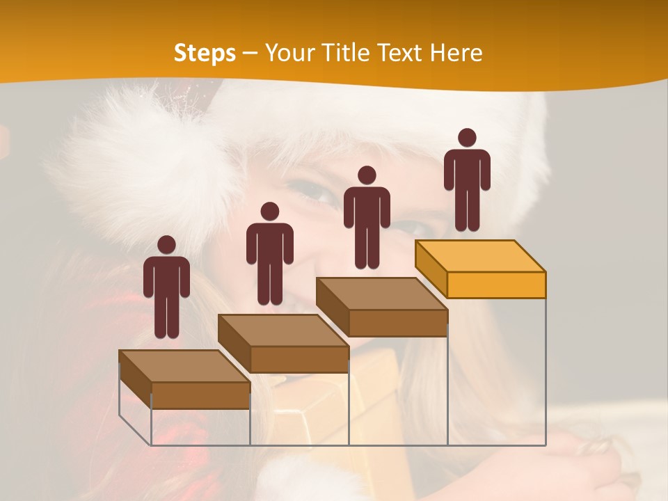 Christmas Girls PowerPoint Template