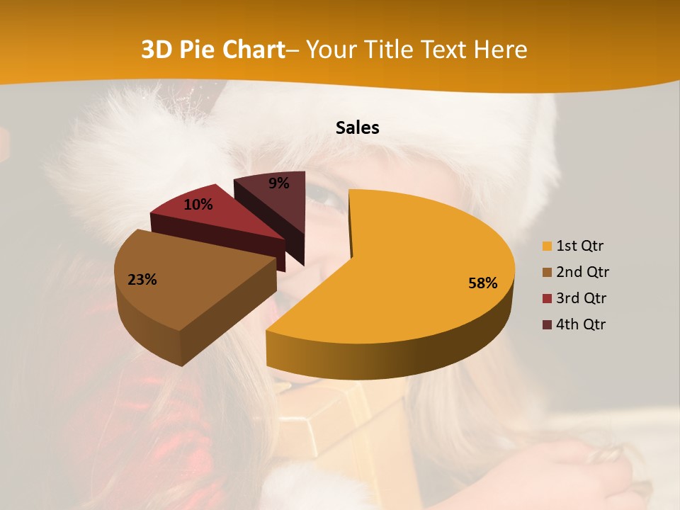 Christmas Girls PowerPoint Template