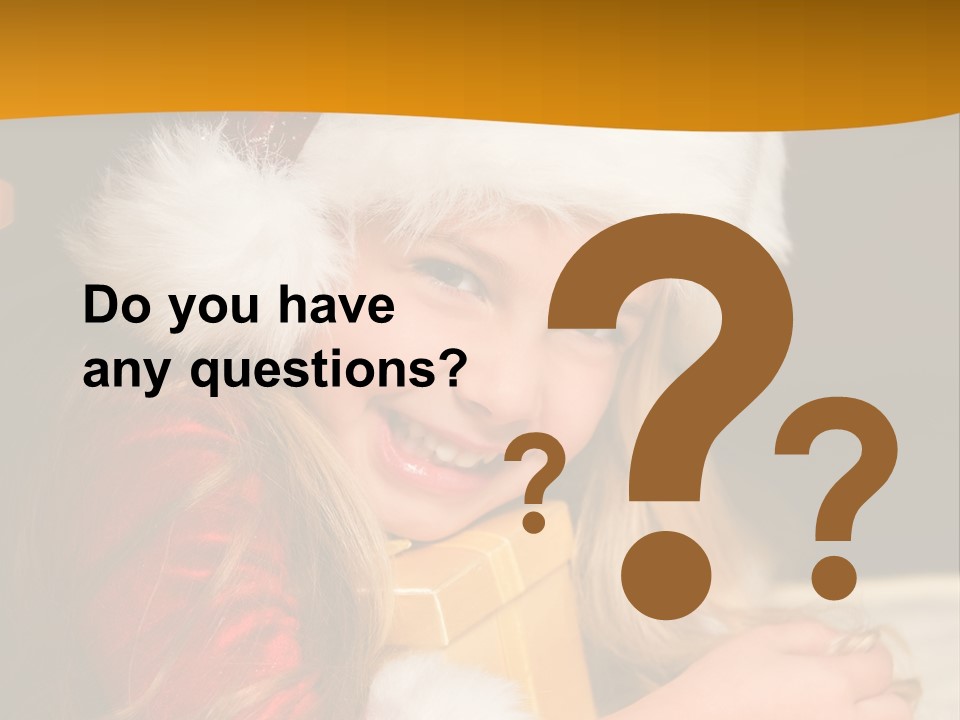 Christmas Girls PowerPoint Template